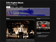 Tablet Screenshot of erikhughesmusic.com
